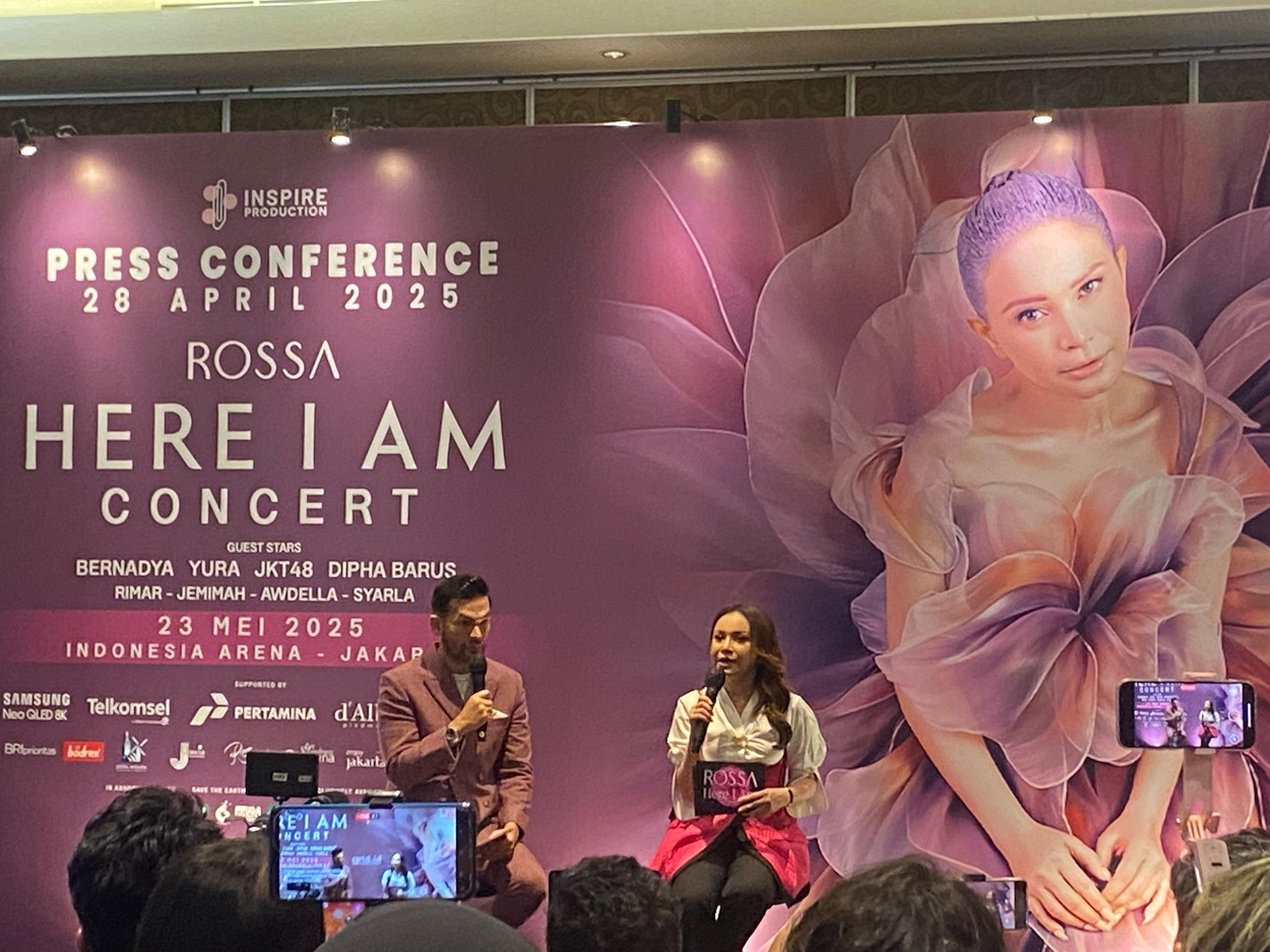 Queen of Pop Rossa Siap Guncang Konser Here I Am di Indonesia Arena, Rayakan 30 Tahun Berkarir di Musik