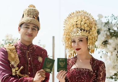 Pernikahan Harris Vriza dan Haviza Devi Anjani di Bali Bikin Netizen Baper Abis!
