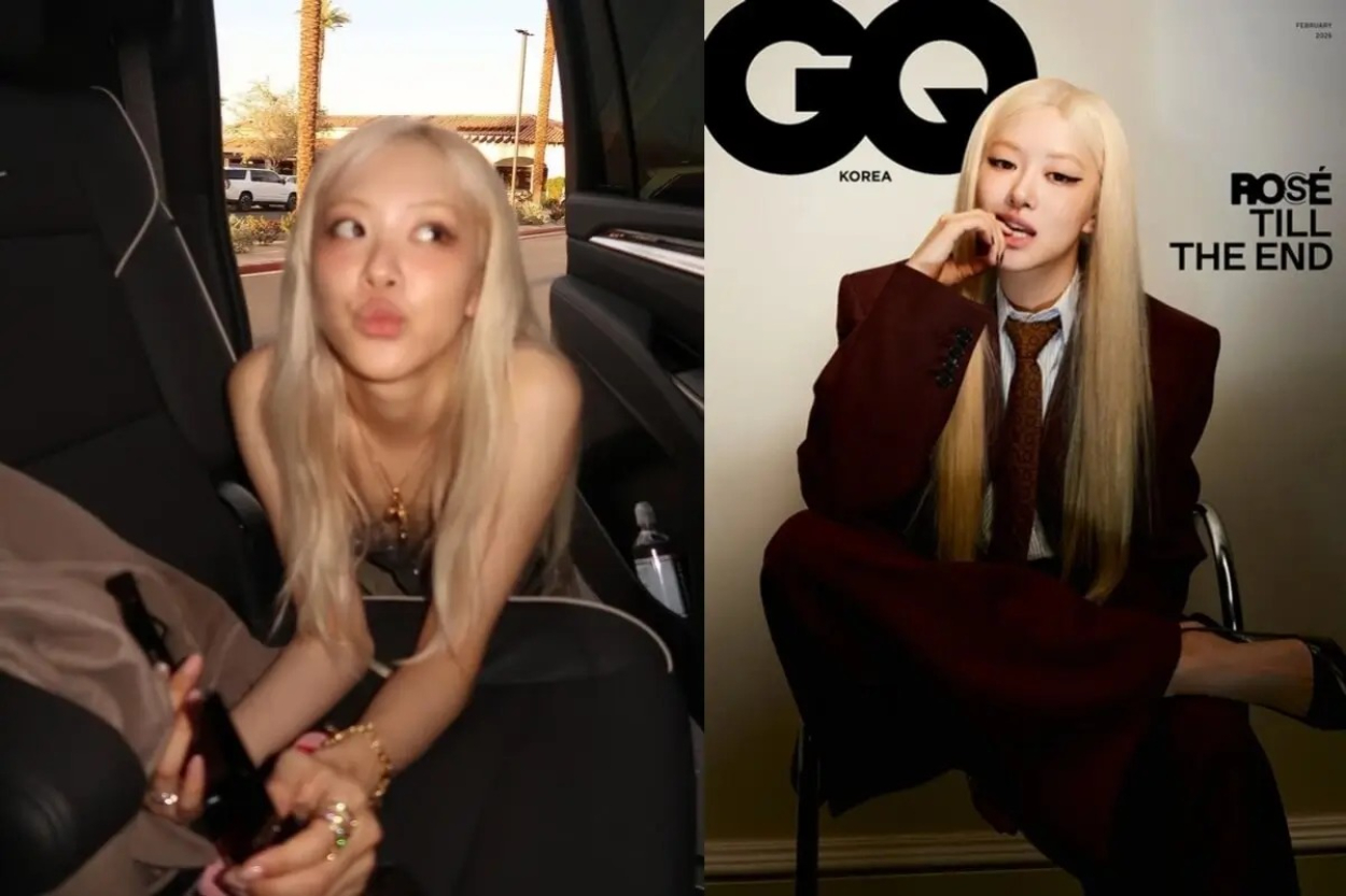 Padukan Gaya Retro Y2K, Intip Gaya Rose BLACKPINK dengan Alis Tipis, Jadi Tren Kecantikan Baru Favorit Gen Z!