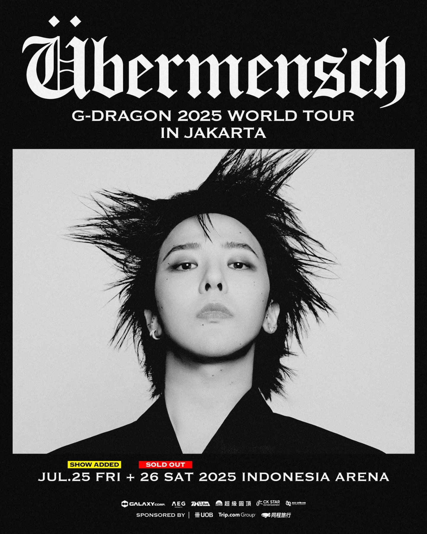 Antusiasme Penggemar Menggila, G-Dragon Tambah Jadwal Konser di Jakarta! Tiket 25 Juli Segera Tersedia, Jangan Sampai Kehabisan!