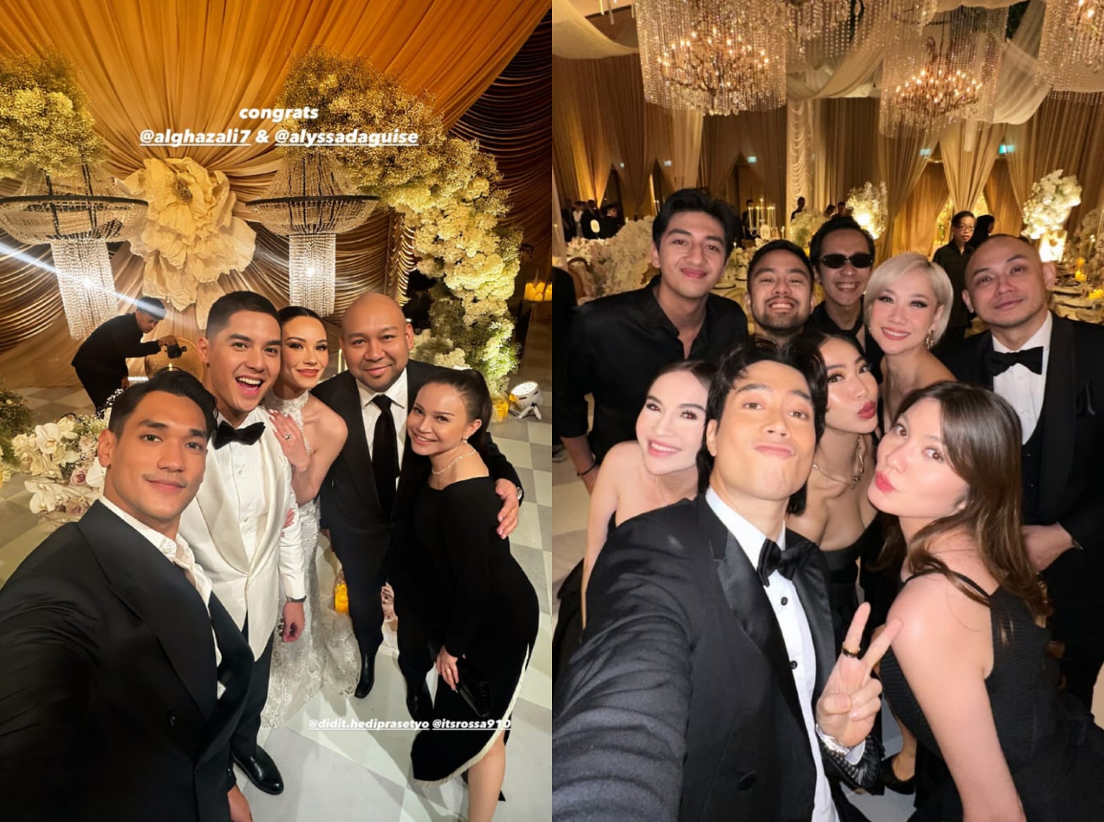 Intip Gaya Elegan Selebriti di Resepsi Al Ghazali dan Alyssa, Bikin Netizen Terkesima! 