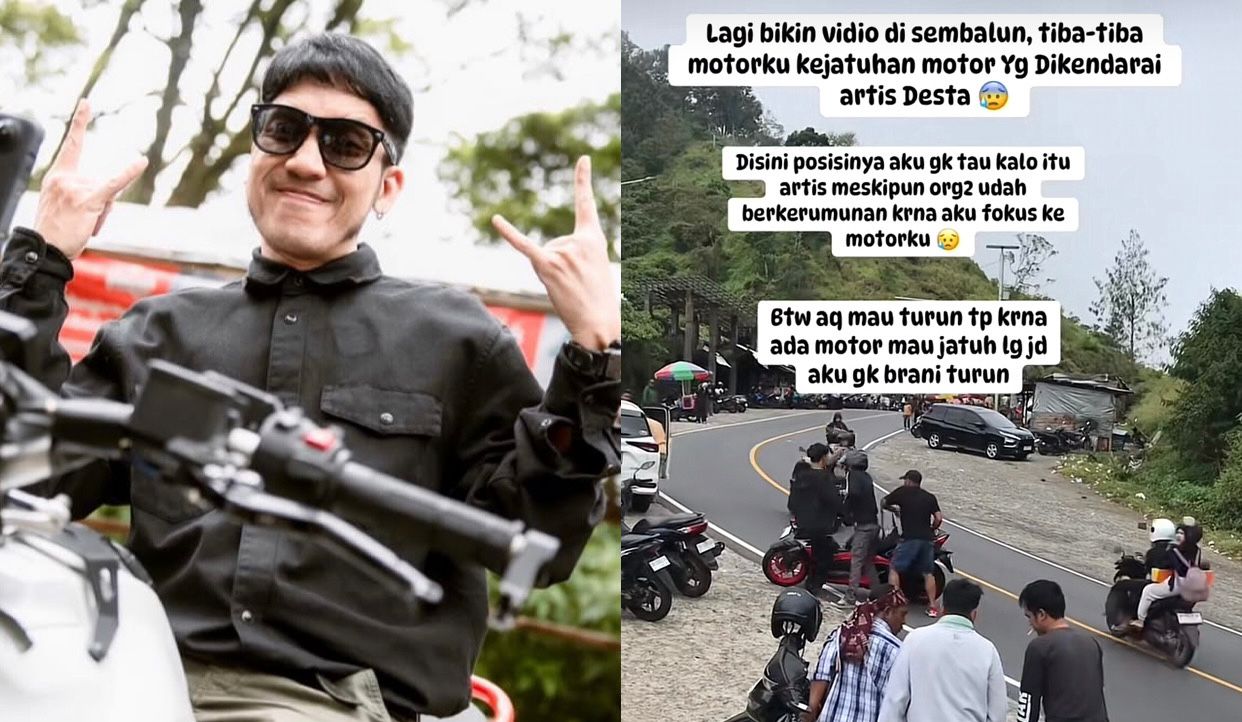 Kronologi Desta Kecelakaan Motor di Lombok Saat Touring Bareng The Dudas