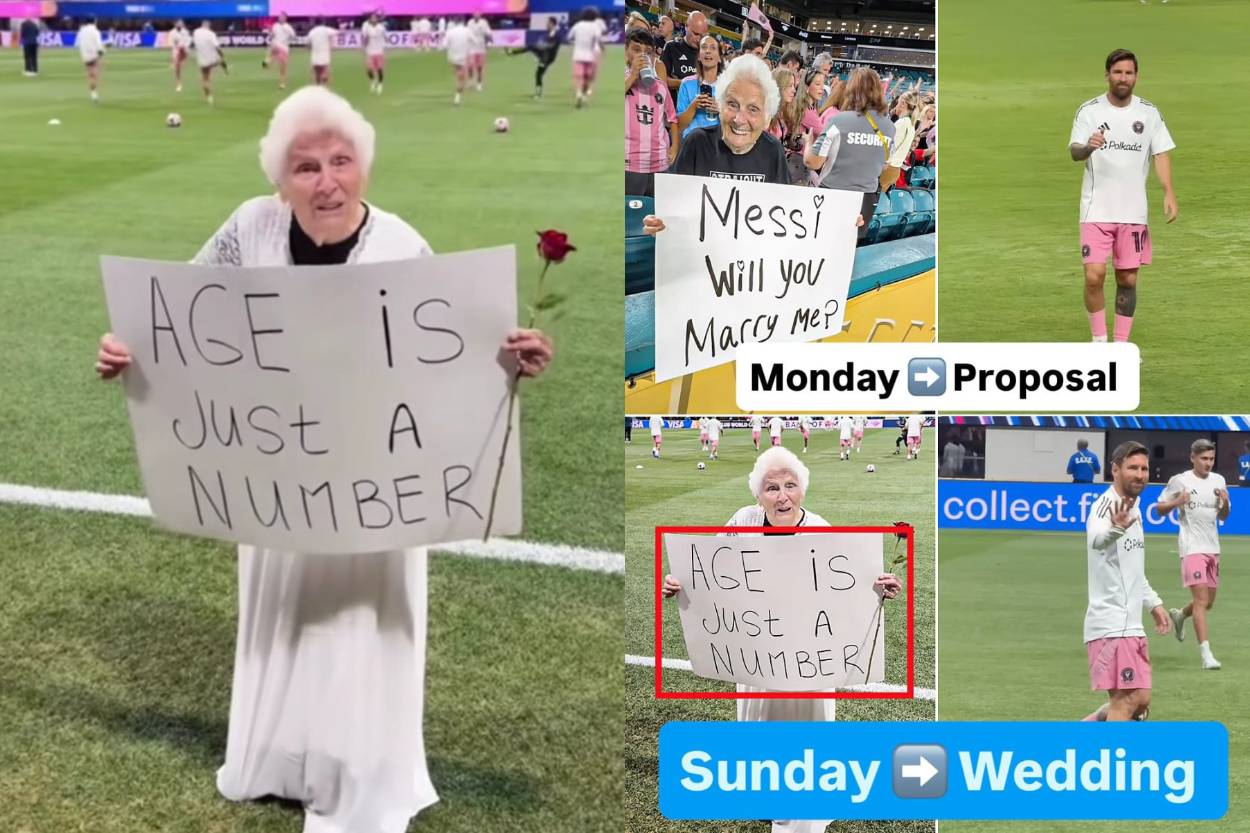 Umur hanya Angka, Ayo Nikah! Aksi Nekat Nenek 98 Tahun Lamar Messi di Piala Dunia Antarklub Bikin Stadion Geger!