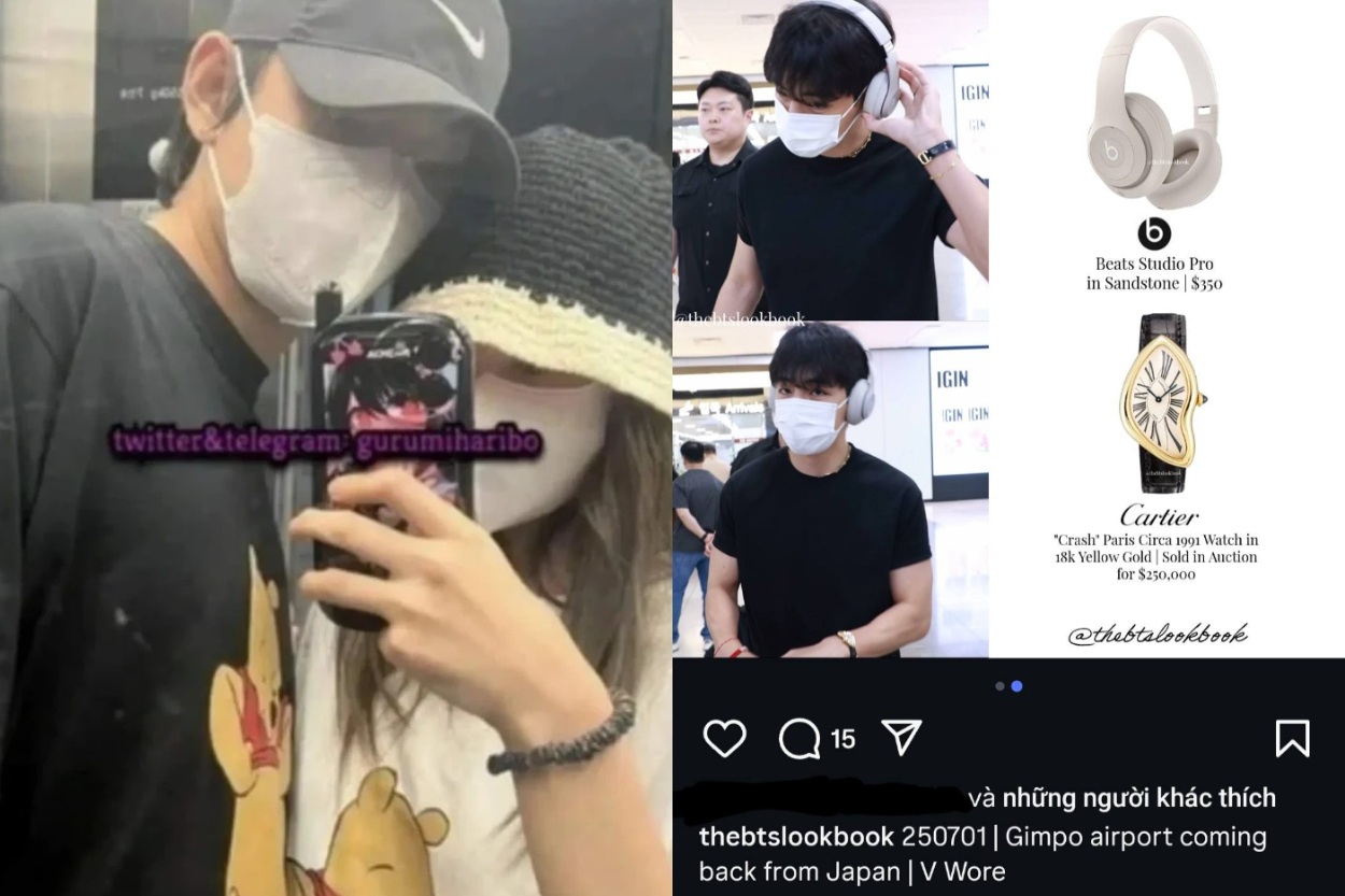 Aduh Pacaran Lagi? V BTS Bikin Heboh Usai Pulang dari Jepang, Barang Bawaannya Jadi Bukti Balikan dengan Jennie BLACKPINK!