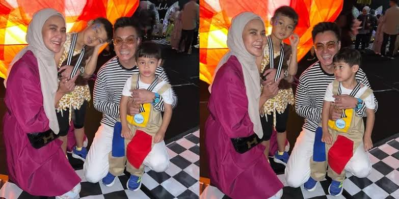 Gaya Kompak Paula Verhoeven dan Baim Wong di Wisuda Anak, Bikin Netizen Terkesima! 
