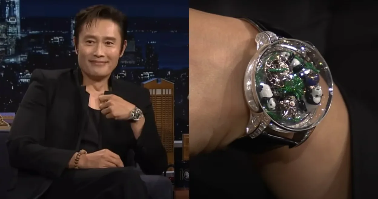 Glamor Banget! Lee Byung-hun Pakai Jam Tangan Langka Seharga Rp16 M di Acara Jimmy Fallon
