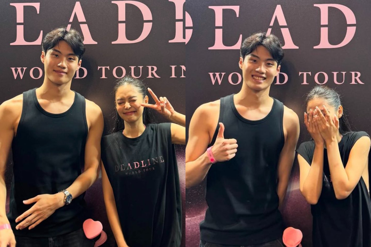 Gemas! Jennie BLACKPINK Mendadak Jadi Super Pemalu Saat Berfoto Bareng Atlet Ganteng Ini, Netizen: Lucu Banget!
