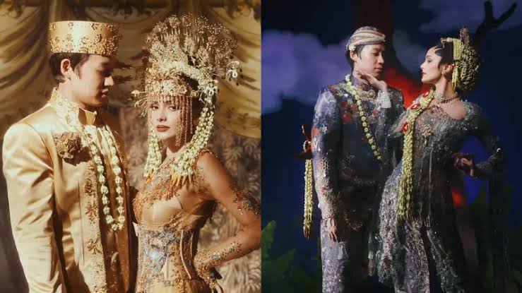 Baru Terungkap, Amanda Rawles dan Adriel Susanteo Tampil Memikat ala Pengantin Jawa-Betawi 