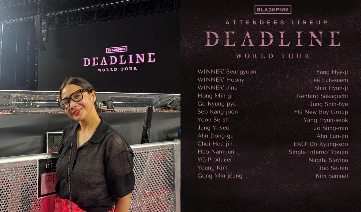 Wow! Tampil Stylish, Nagita Slavina Jadi Satu Satunya Artis Indonesia yang Masuk Daftar Tamu Spesial Konser BLACKPINK di Seoul