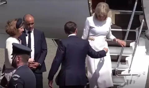 Brigitte Macron Bikin Malu Suami Lagi? Tolak Uluran Tangan Macron di Hadapan Pangeran William dan Kate Middleton!