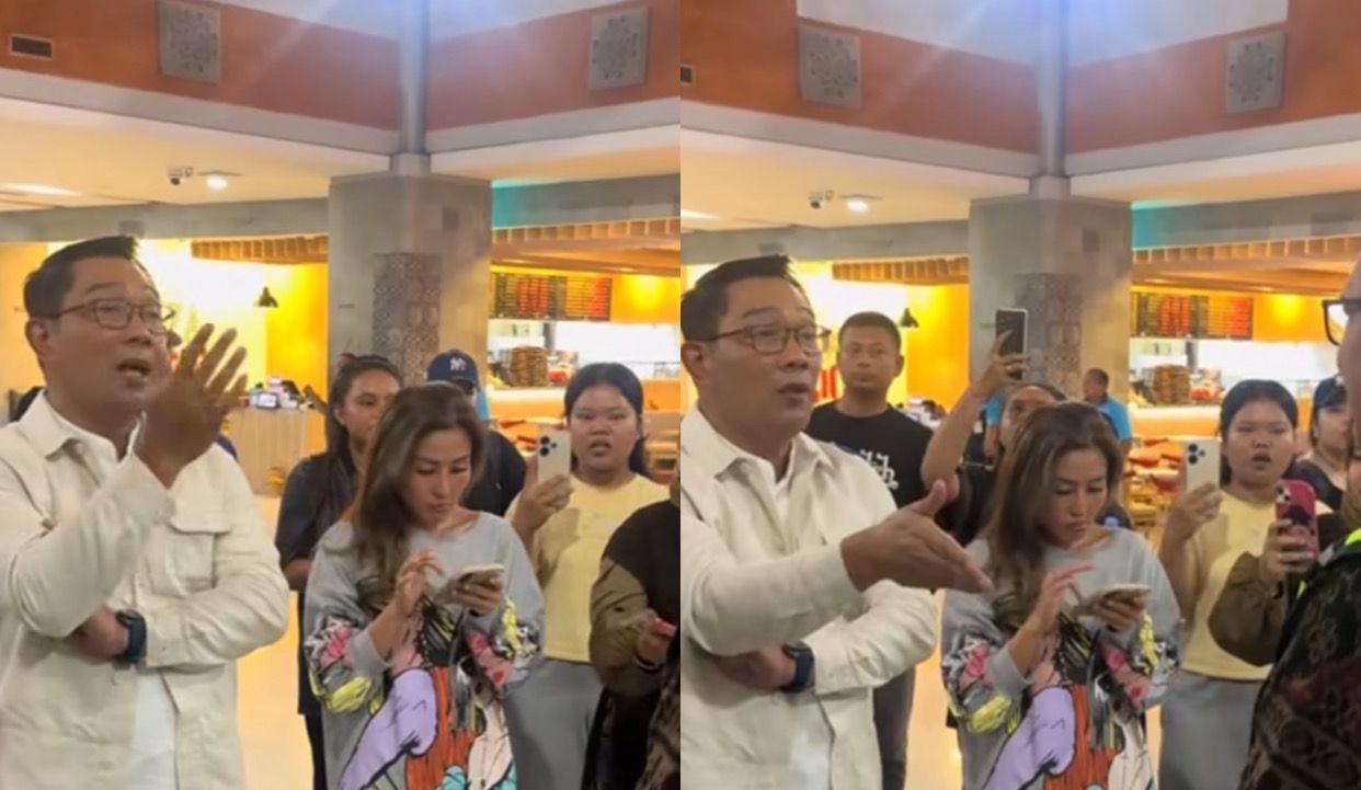 Lama Tak Terlihat, Ridwan Kamil Muncul di Bandara Tengah Protes ke Petugas Bandara, Ini Penyebabnya