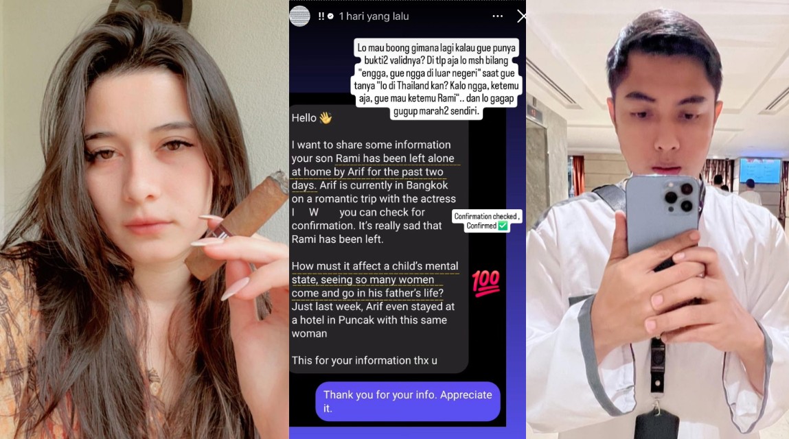 Liburan Romantis ke Thailand dengan Arif Purnomo, Iris Wullur Titipkan Anak 2 Hari! Beneran Selingkuh?