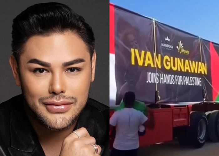 Tanpa Diumbar, Ivan Gunawan Sukses Beri 1 Kontainer Donasi Ke Palestina, Disambut Joget Antusias Warga