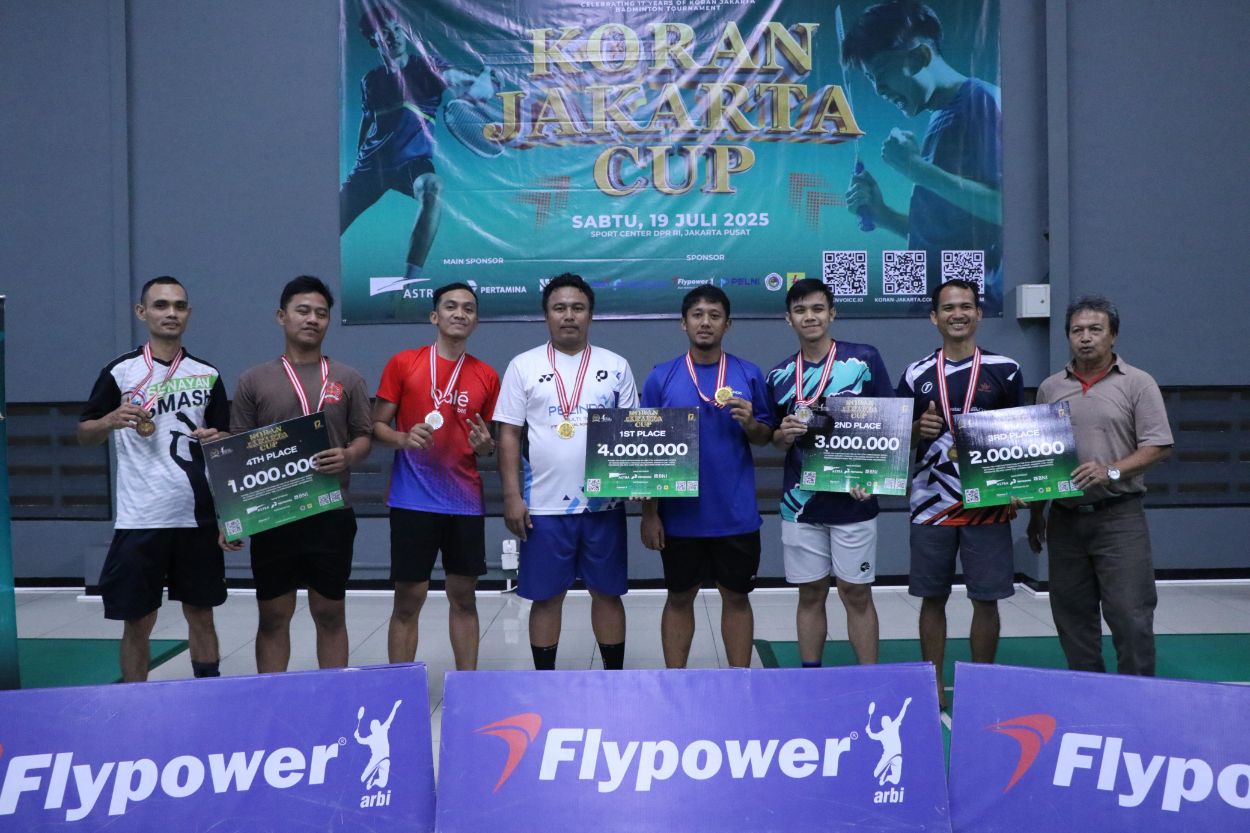 Koran Jakarta Cup17! Turnamen Bulutangkis Besar-besaran untuk HUT ke-17, Siapa yang Menang?