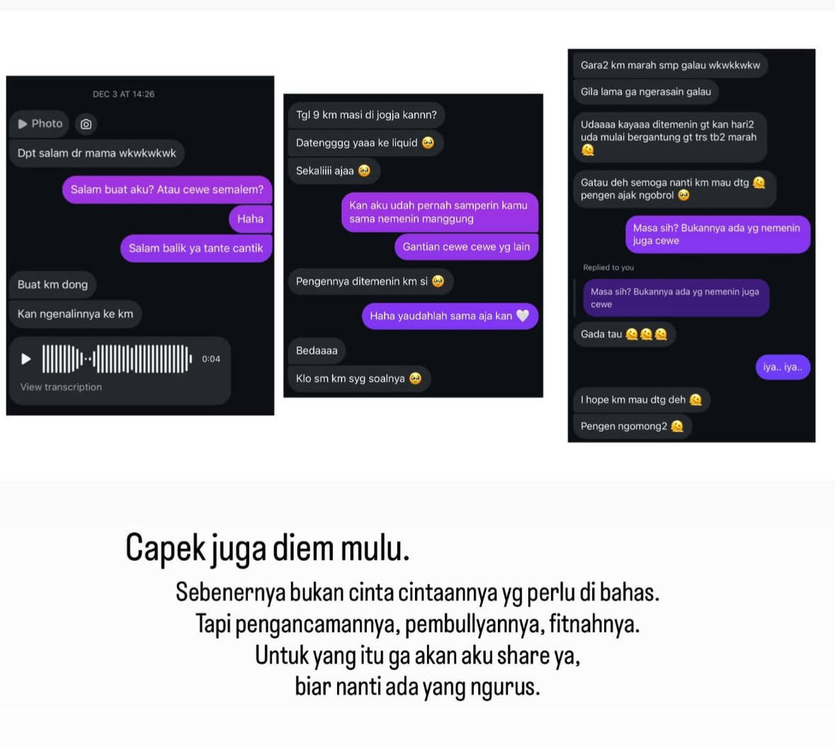 Usai Klarifikasi DJ Panda, Erika Carlina Balas dengan Bantahan 'Capek Diem Mulu!'