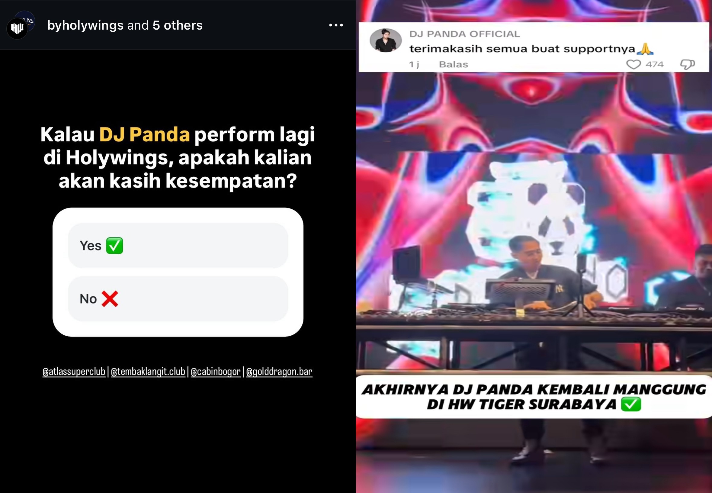 DJ Panda Tampil Lagi Usai Dicancel, Netizen Mendadak Bela Mati-Matian