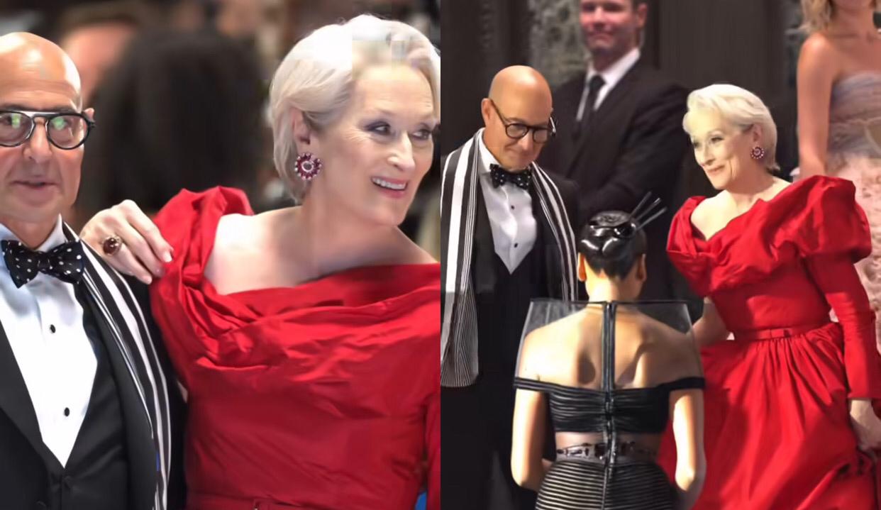 Meryl Streep dan Stanley Tucci Kembali Syuting The Devil Wears Prada 2 di New York, Angkat Tema Spring Florals ala Met Gala!