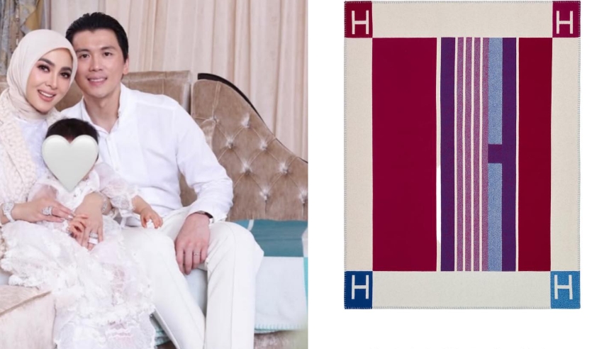 Review Selimut Hermes Syahrini dan Reino Barack, Setara 2 Motor Baru