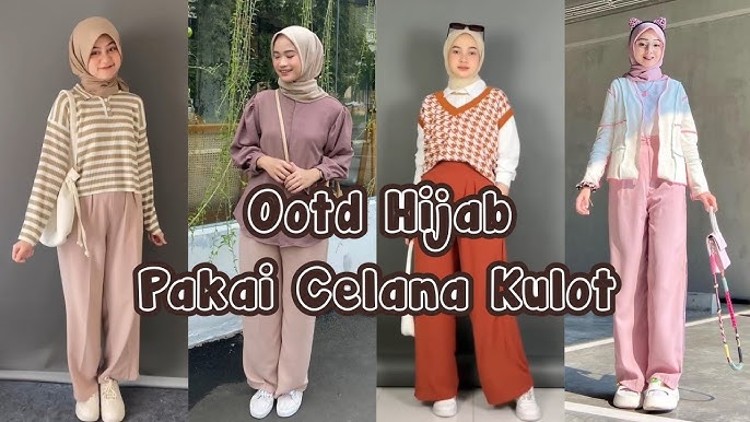 Tampil Syar'i dan Stylish dengan Wide-Leg Pants, Tips Padu Padan Untuk Hijaber