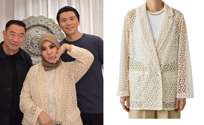 UMR Garut Menjerit! Segini Harga Cardigan Syahrini Meski Menerawang