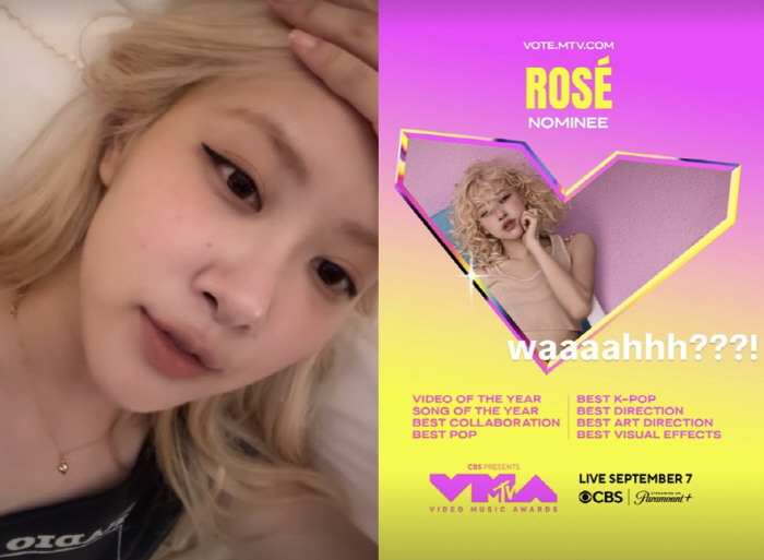 Rose BLACKPINK Cetak Sejarah! Sabet 8 Nominasi MTV VMA 2025, Saingannya Gak Main-main