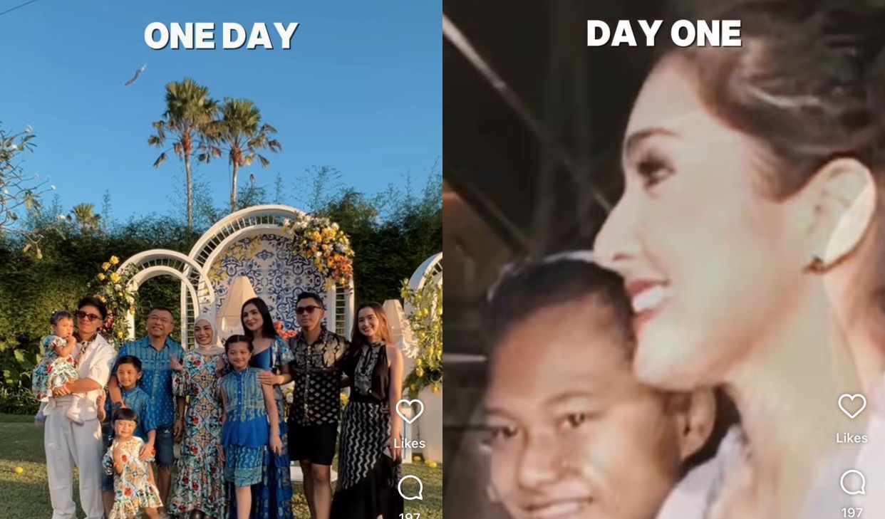 Ashanty Ikut Tren One Day or Day One, Momen Jadi Ibu Sambung Bareng Aurel dan Azriel Bikin Netizen Terharu
