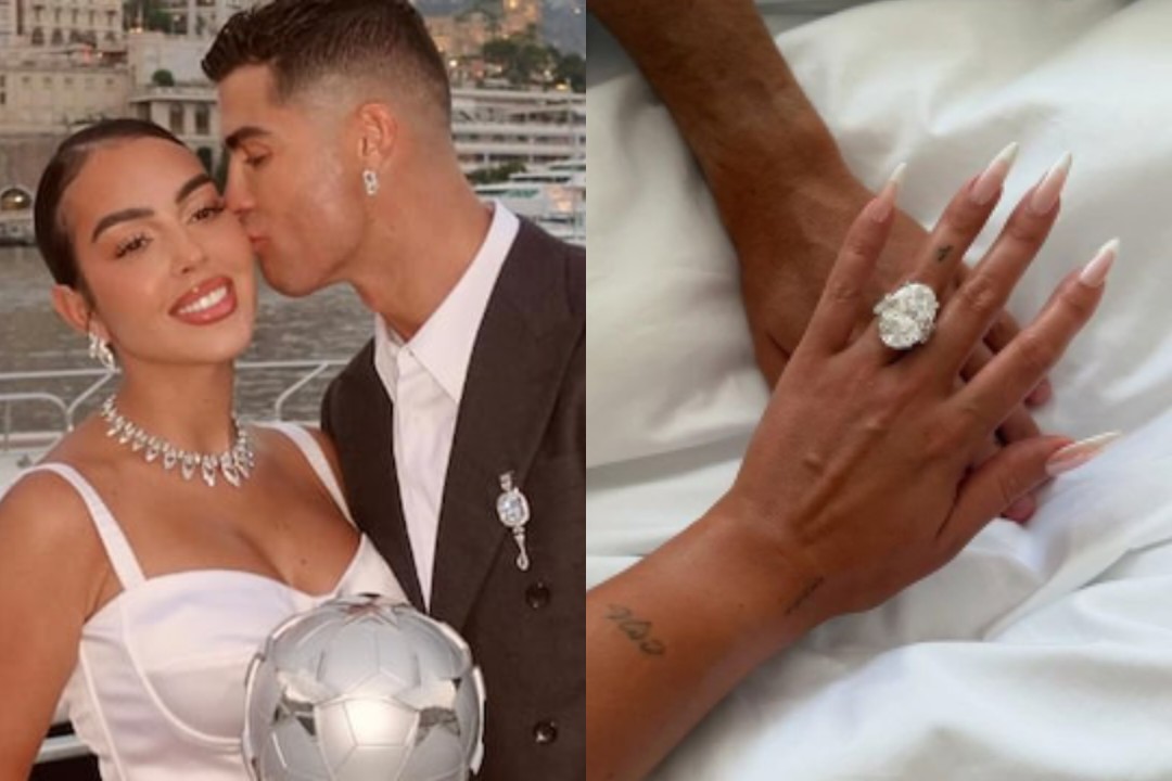 Dari Klub Malam ke Pelaminan, Kisah Cinta Dramatis Ronaldo dan Georgina Rodriguez, Romansa Dibalik Cincin Lamaran Berlian Raksasa