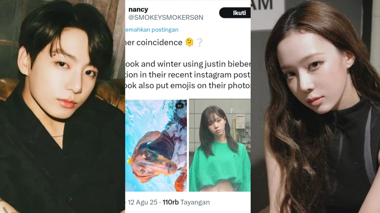 Bukti Baru Rumor Pacaran Jungkook BTS dan Winter Aespa, Saling Kirim Kode Cinta Lewat Lagu yang Sama, Fans Auto Heboh!