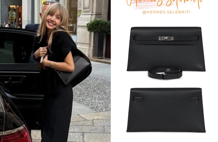 Pose Nyengir Depan Paparazi, Lisa BLACKPINK Kenakan Tas Hermes Rp336 Juta