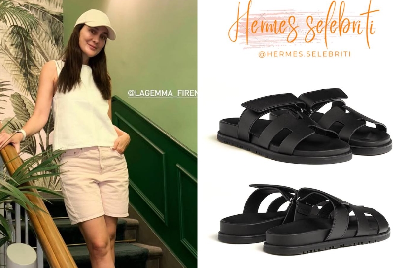 Seharga Motor! Sandal Hermes Rp17 Juta Jadi Pilihan Santai Luna Maya