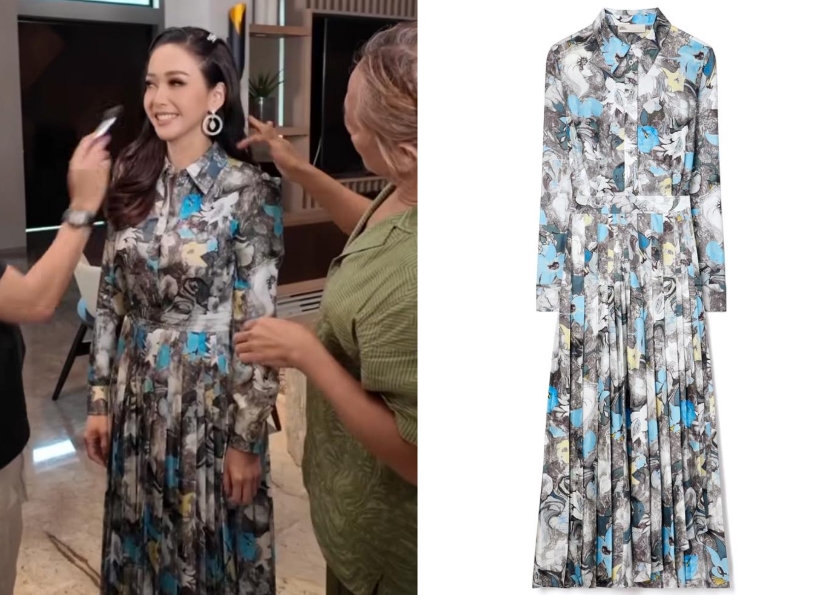 Sultan Mah Bebas! Maia Estainty Kenakan Dress Tory Burch, Harganya Tembus 2 Digit