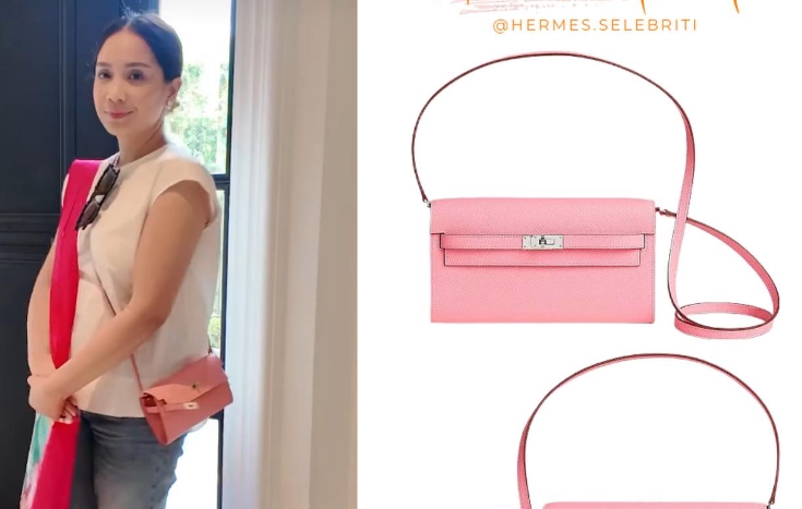 Elegannya Nagita Slavina Kenakan Hermes Kelly Unyu Warna Pink, Harganya Tembus 3 Digit!