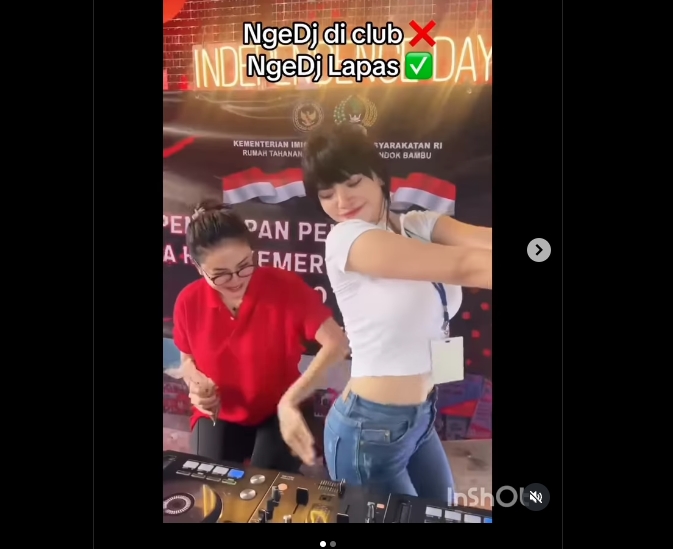 Nge-DJ Bareng Dinnar Candy di Penjara, Penampilan Nikita Mirzani Jadi Perbincangan Panas!