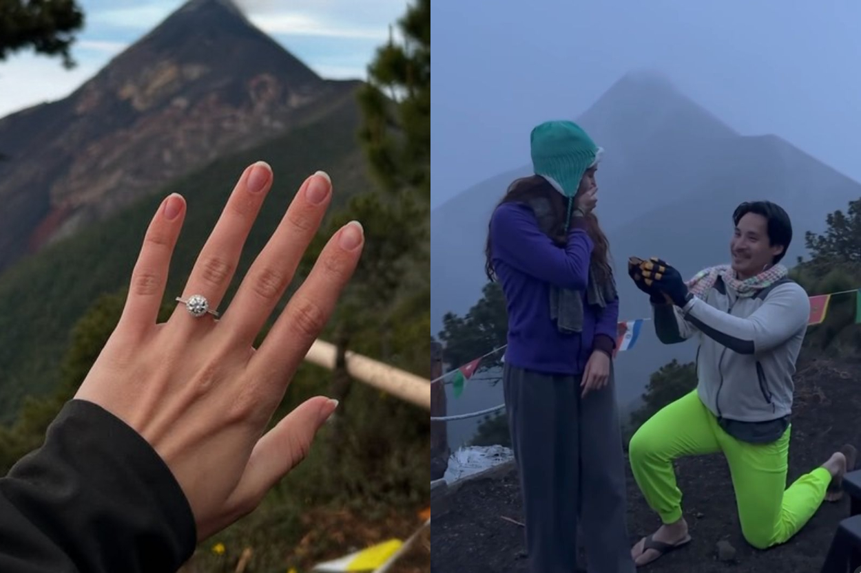 Cinta Membara di Tengah Letusan Gunung Berapi, Lamaran Spektakuler Ini Bikin Dunia Terperangah!