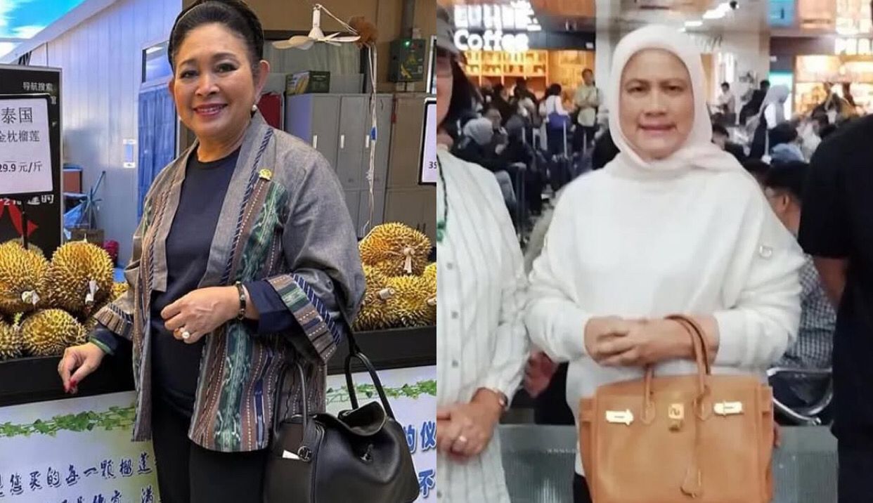 Citra Sederhana Iriana Jokowi Dipertanyakan, Tas Hermesnya Dibandingkan dengan Milik Titiek Soeharto