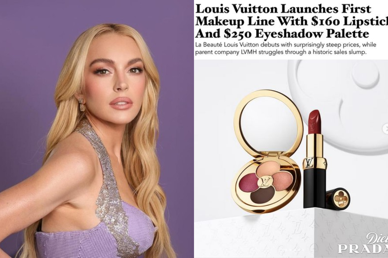 Lindsay Lohan Kritik Lipstik Louis Vuitton Seharga Rp 2,6 Juta Kemahalan, Setuju?