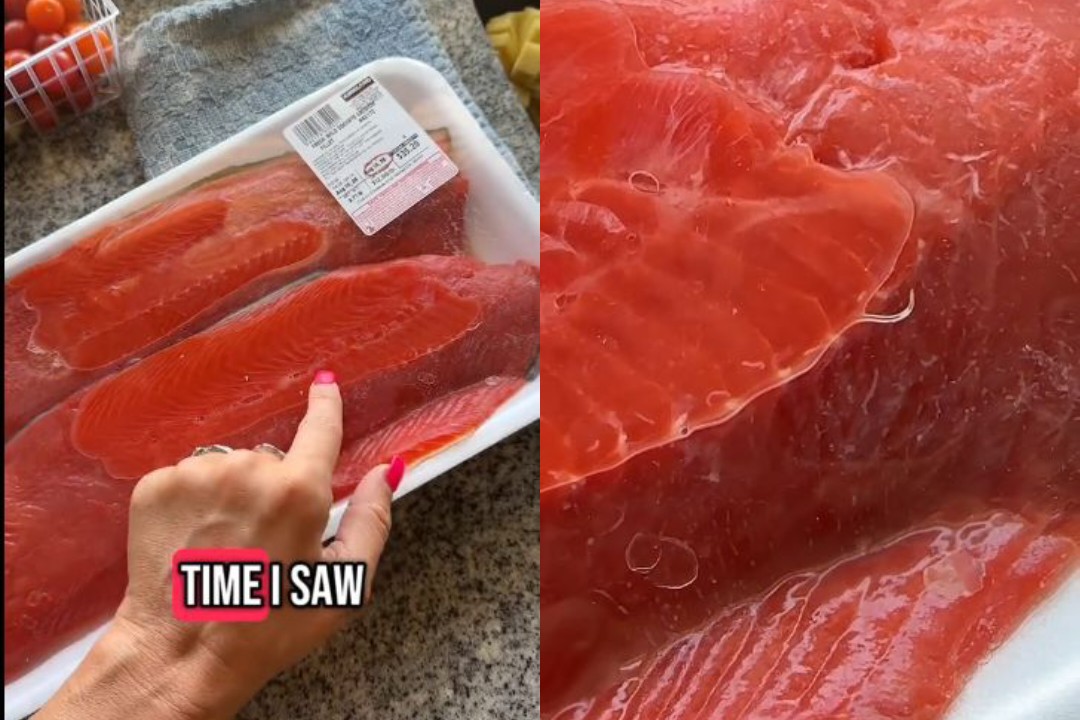 Heboh Wanita Temukan Cacing Hidup Menggeliat di Salmon Mentah Supermarket, Netizen Auto Jijik!