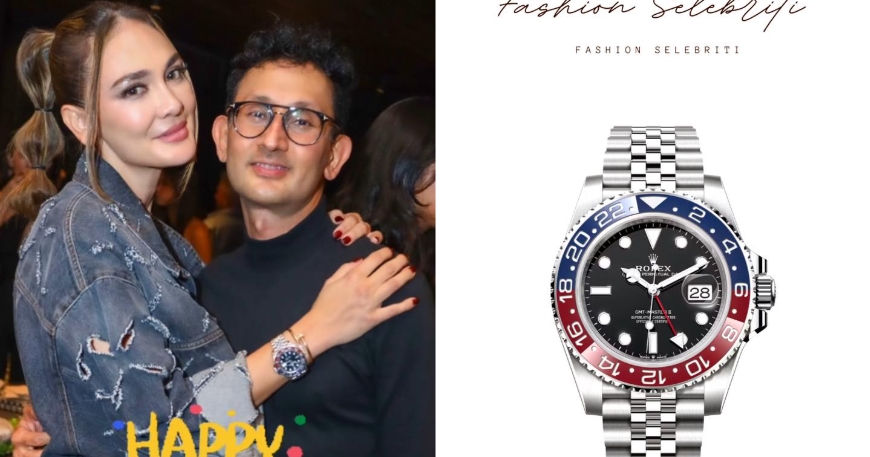 Bisa Buat Cicil Rumah? Luna Maya Tampil Elegan dengan Rolex GMT-Master II Oystersteel Pepsi!