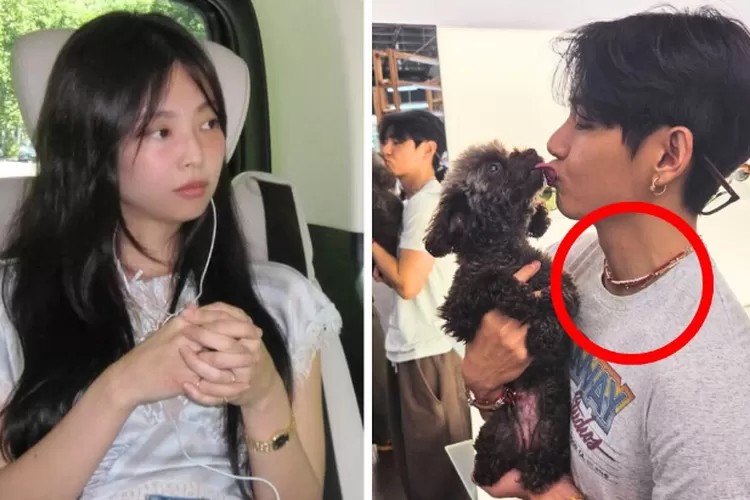 Heboh! Kalung Inisial 'JV' di Leher V BTS Jadi Bukti Kuat Pacaran dengan Jennie Blackpink?