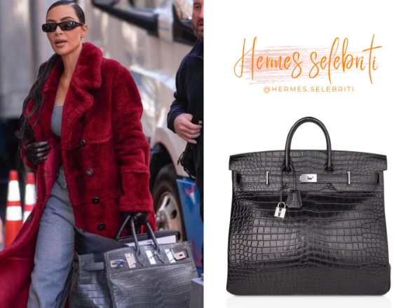 Gaya Nyentrik Kim Kardashian Tenteng Hermes Rp4,2 M yang Konon Sulit Dibeli!