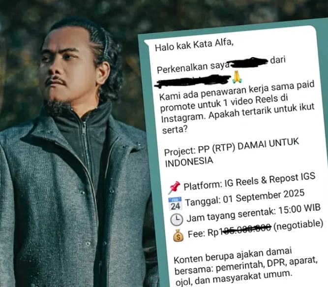 Selain Jerome Polin, Influencer Kata Alfa Dapat Tawaran Jadi Buzzer Dengan Bayaran Rp185 Juta