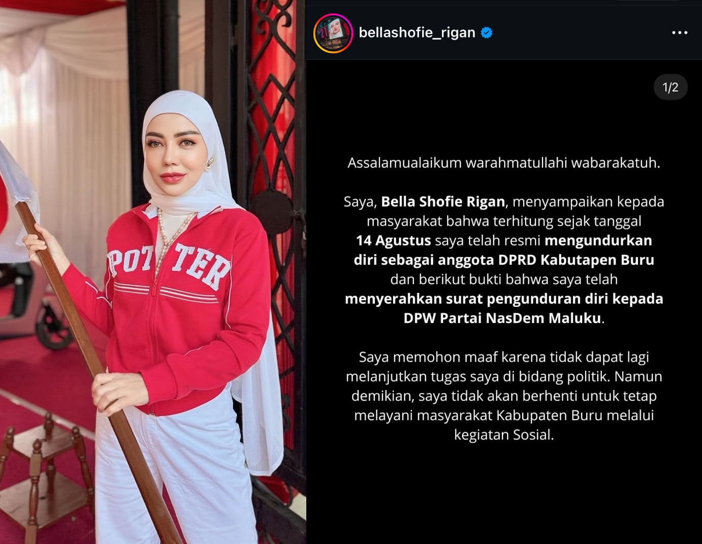 Takut Rumahnya Digeruduk Massa, Bella Shofie Umumkan Mundur dari DPRD Kabupaten Buru