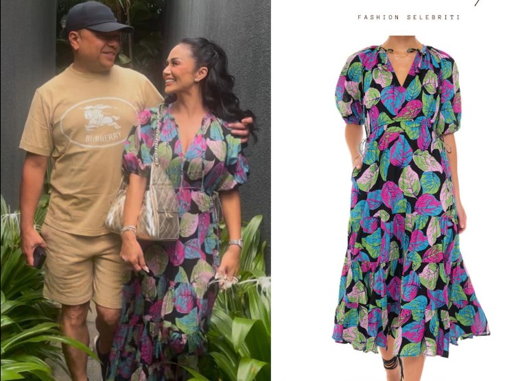 Pernah Jadi Anggota DPR, Krisdayanti Tampil Elegan dengan Gaun The Story of Twiggy Jane Maxi Dress