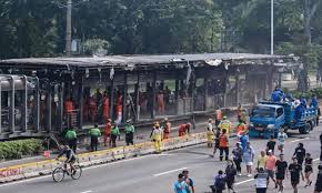 Kerugian Kerusakan Fasum Akibat Demo di Jakarta Mencapai Rp55 Miliar
