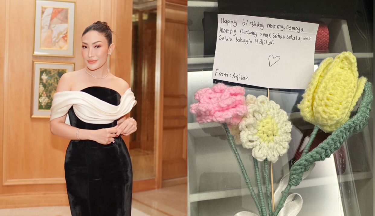 Ulang Tahun ke-41, Ayu Dewi Dapat Hadiah Nyentrik dari Luna Maya dan Putrinya