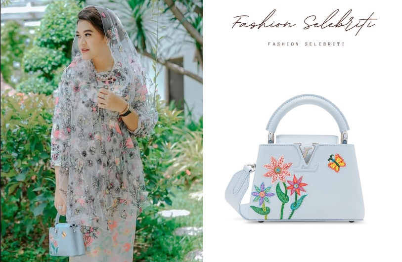 Kahiyang Ayu Tampil Anggun dengan Tas Louis Vuitton Flowers, Harganya Setara 21 Kali UMR Jakarta!