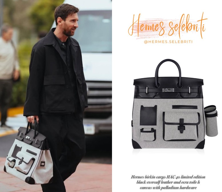 Lionel Messi Tenteng Hermes Cargo HAC 40 Rp1,4 M! Simbol Elegansi Sang Bintang Sepak Bola