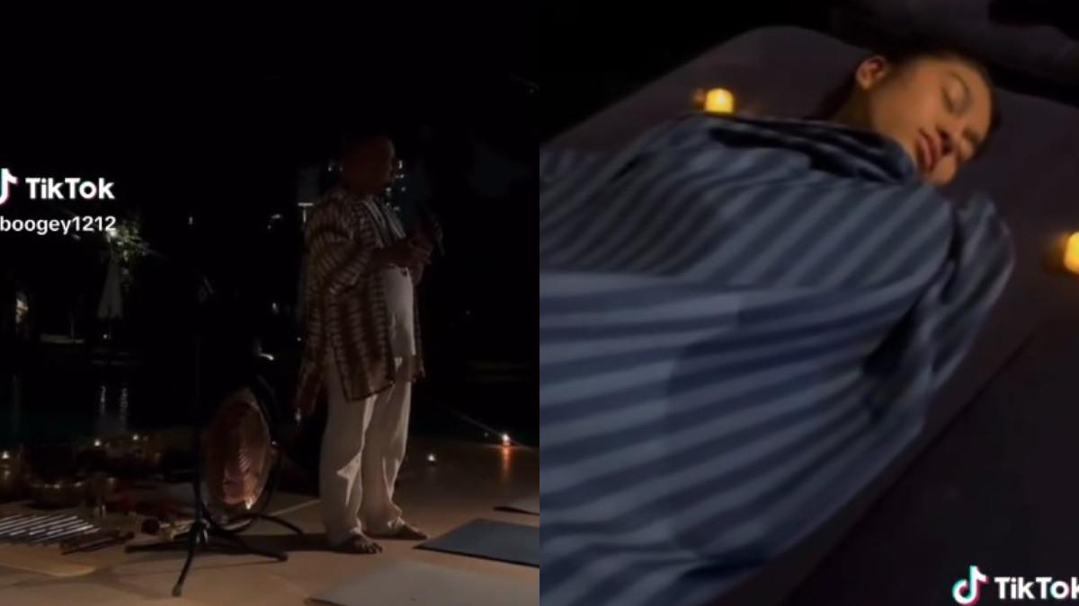 Digugat Cerai Pratama Arhan, Azizah Salsha Pilih Terapi Sound Healing, Larut dalam Suasana Hening Hingga Tertidur Pulas!