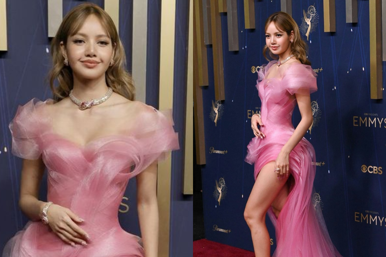 Debut Sensasional Lisa BLACKPINK di Emmy Awards 2025: Gaun Pink Berpita Bikin Heboh, Layaknya Kado Hidup!