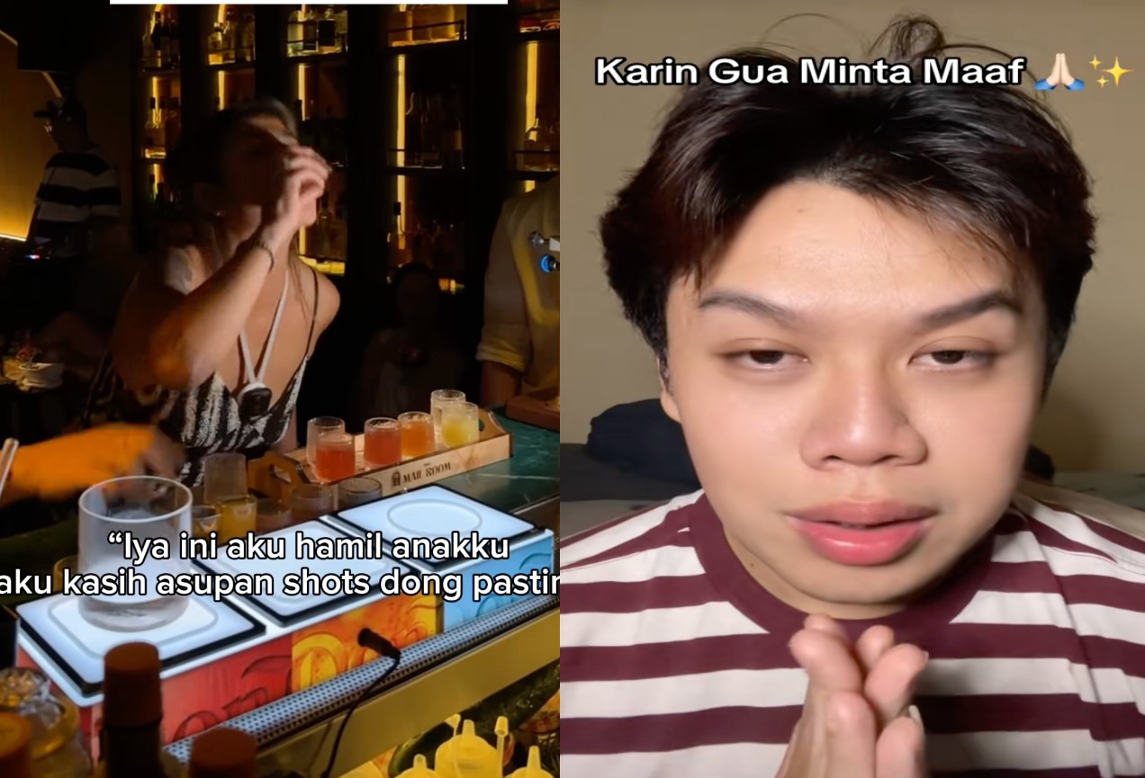 Awkarin Tenggak Miras 9 Sloki Kurang dari Semenit! Stres Dituding Hamil?